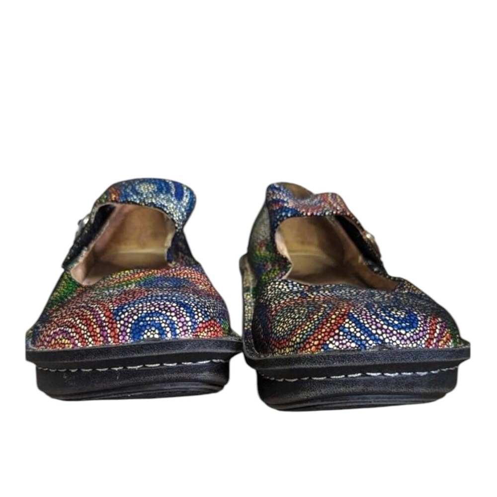 Alegria Paloma Bullseye Women’s Euro Sz 39/US Sz 9 Orthopedic Cushioned Colorful - Picture 3 of 10